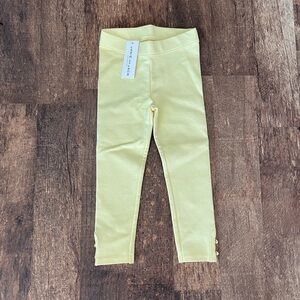 NWT Janie and Jack Butter Yellow Ponte Pants
